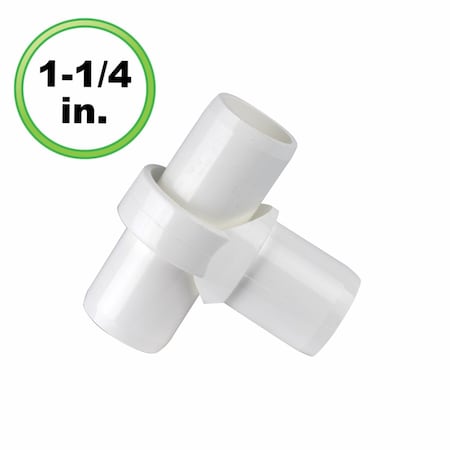 Circo Innovations 1.25 in. PVC Pipe Internal Tee 124-IF